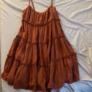 Brown sun dress